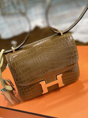 wholesale quality hermes constance 19 shinny niloticus crocodile u8 bronze dore ghd